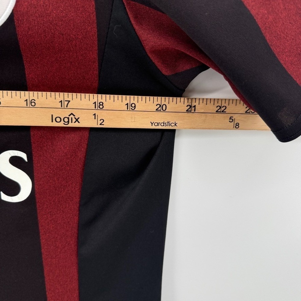 adidas AC Milan Fly Emirates ClimaCool Soccer Jersey Red Black Size M (US) - Picture 9 of 12
